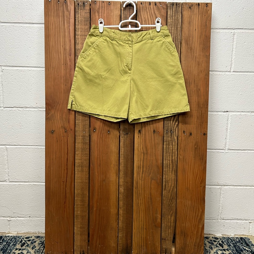 J. Jill size 6 light green shorts - Picture 1 of 6